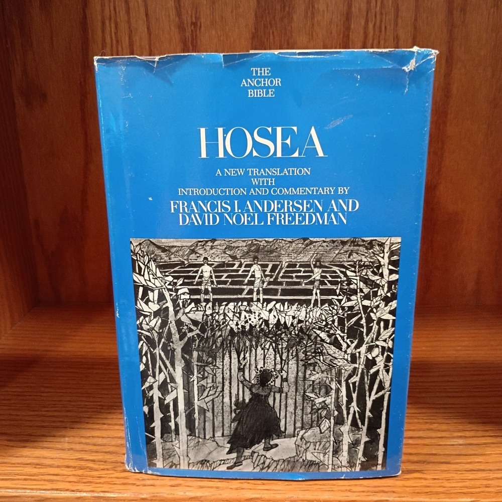 The Anchor Bible HOSEA 1980 Francis Anderson David Noel Freedman Hardcover DJ